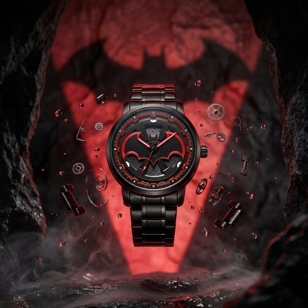 Reloj de Murciélago Giratorio